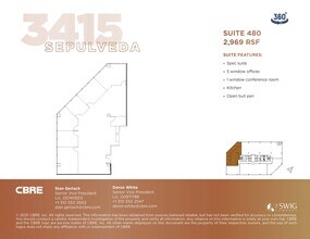 3415 S Sepulveda Blvd, Los Angeles, CA à louer Plan d’étage- Image 1 de 1