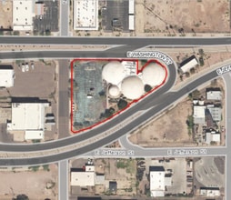 2550 E Jefferson St, Phoenix, AZ - Aerial  map view