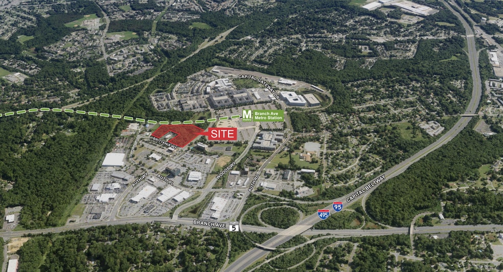 5200 Capital Gateway Dr, Suitland, MD à vendre - Aérien - Image 2 de 3