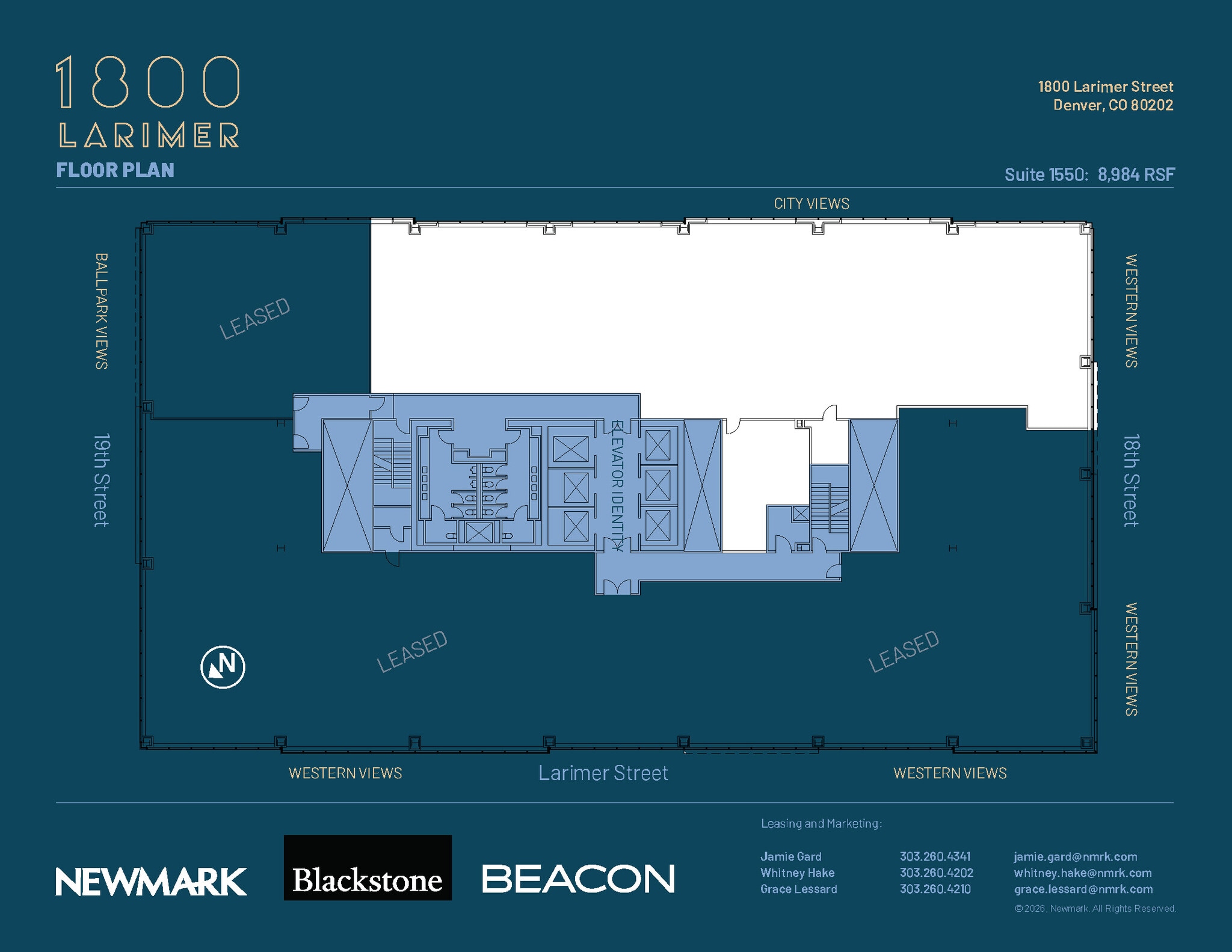 1800 Larimer St, Denver, CO for lease Floor Plan- Image 1 of 1