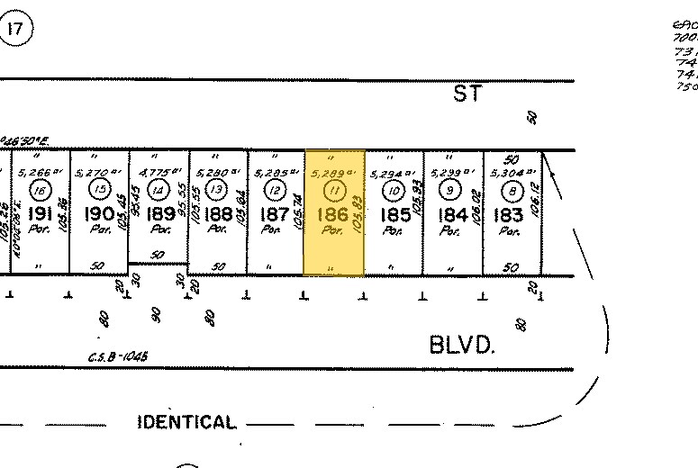 1251 W Century Blvd, Los Angeles, CA à louer - Plan cadastral - Image 2 de 3