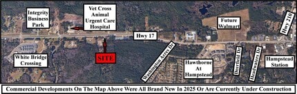 13310 US HWY 17 N, Hampstead, NC for lease Map- Image 2 of 2