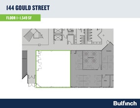 144 Gould St, Needham, MA à louer Plan d’étage- Image 1 de 1