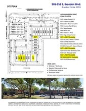 905-959 E Brandon Blvd, Brandon, FL for lease Site Plan- Image 2 of 2
