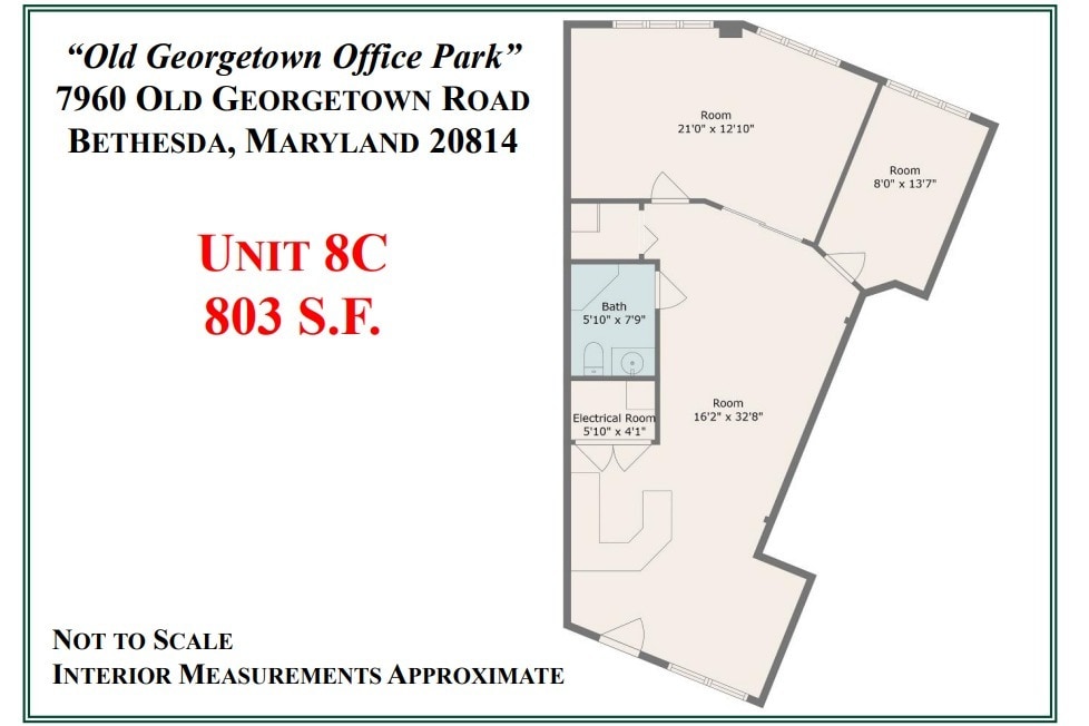 7960-7990 Old Georgetown Rd, Bethesda, MD for lease Floor Plan- Image 1 of 1