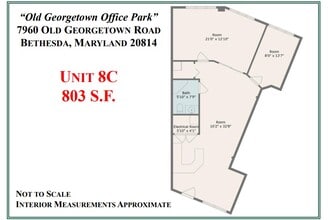 7960-7990 Old Georgetown Rd, Bethesda, MD for lease Floor Plan- Image 1 of 1