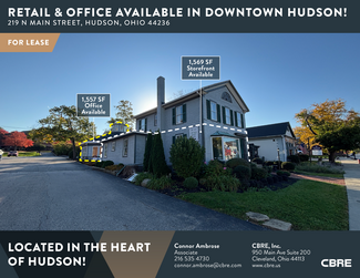 Plus de détails pour 219 N Main St, Hudson, OH - Bureau, Vente au détail à louer