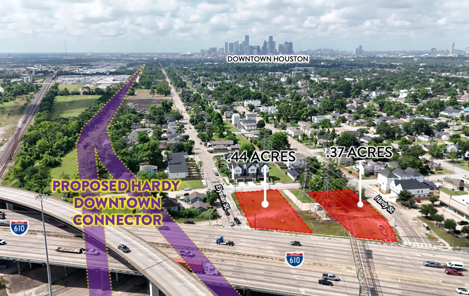 5810 Hardy St, Houston, TX for sale - Aerial - Image 2 of 3