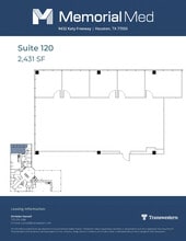 9432 Katy Fwy, Houston, TX à louer Plan d’étage- Image 1 de 1