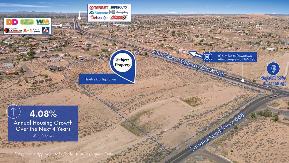 Highway 528 & Corales Rd, Rio Rancho, NM for sale - Building Photo - Image 2 of 5