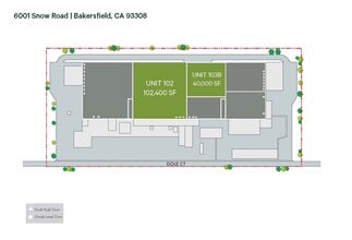 6001 Snow Rd, Bakersfield, CA for lease Site Plan- Image 2 of 7