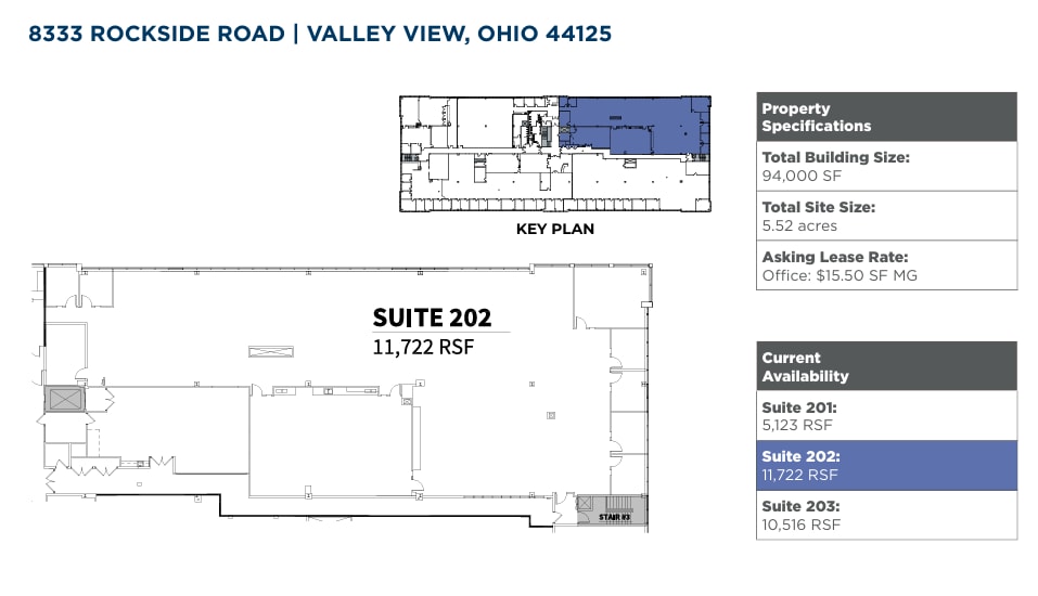 8333 Rockside Rd, Valley View, OH à louer Plan d’étage- Image 1 de 1