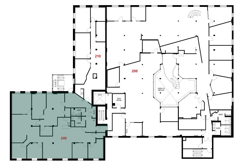 601-611 10th Ave SW, Calgary, AB for lease Floor Plan- Image 1 of 1