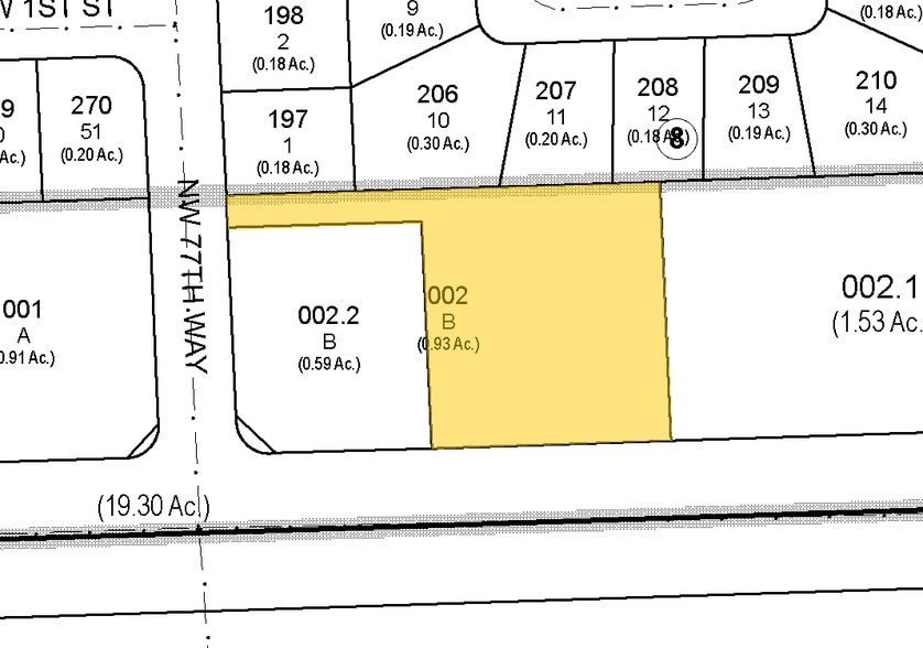 7685 Pines Blvd, Pembroke Pines, FL for lease - Plat Map - Image 2 of 32
