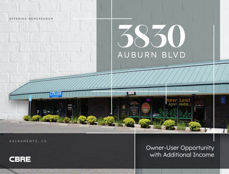 3830 Auburn Blvd, Sacramento, CA for sale - Building Photo - Image 1 of 8