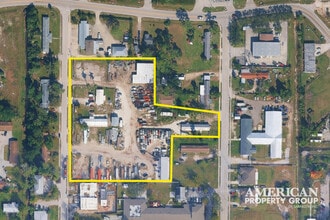 204 3rd St, Fort Myers, FL - Aerial  map view