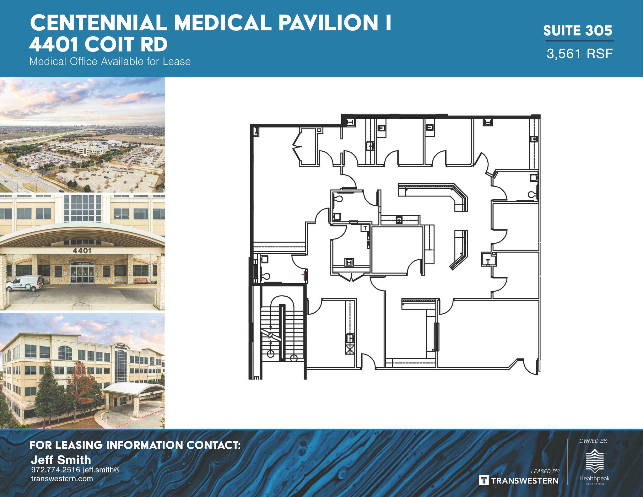 4401 Coit Rd, Frisco, TX à louer Plan d’étage- Image 1 de 1