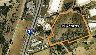 410 Blue Springs Blvd, Georgetown, TX - Aérien  Vue de la carte