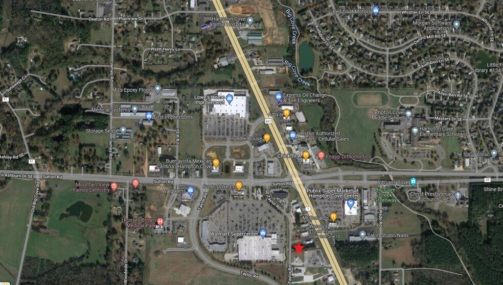 Taylor Rd & Us 431, Owens Cross Roads, AL à vendre - Aérien - Image 2 de 2