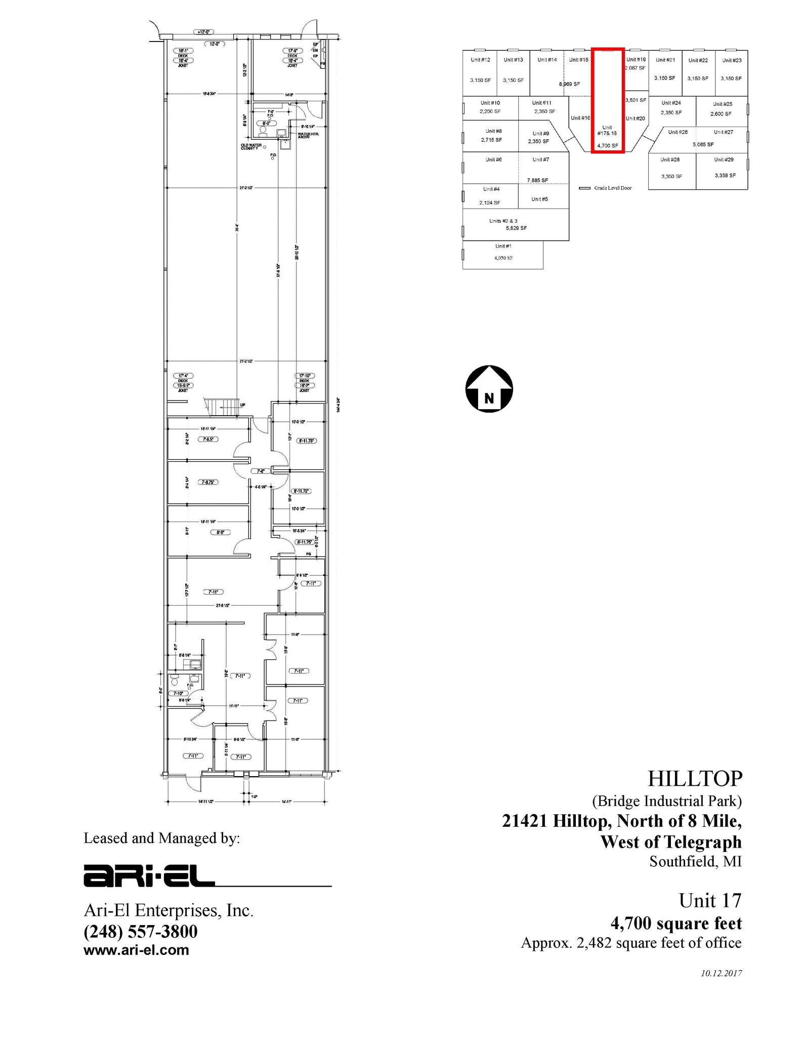 21421 Hilltop St, Southfield, MI for lease Other- Image 1 of 1