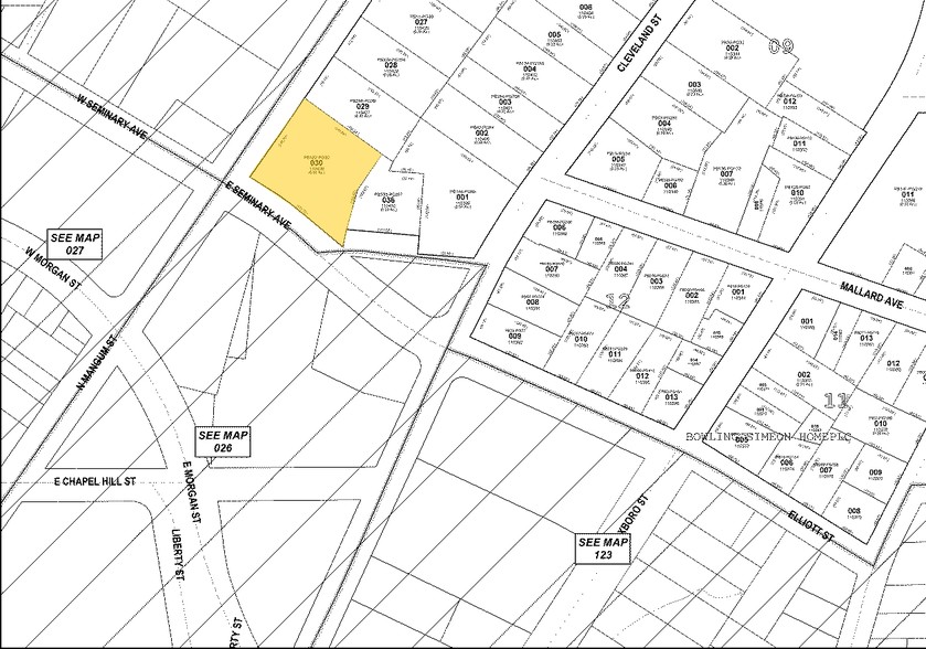 506 N Mangum St, Durham, NC à vendre - Plan cadastral - Image 1 de 1