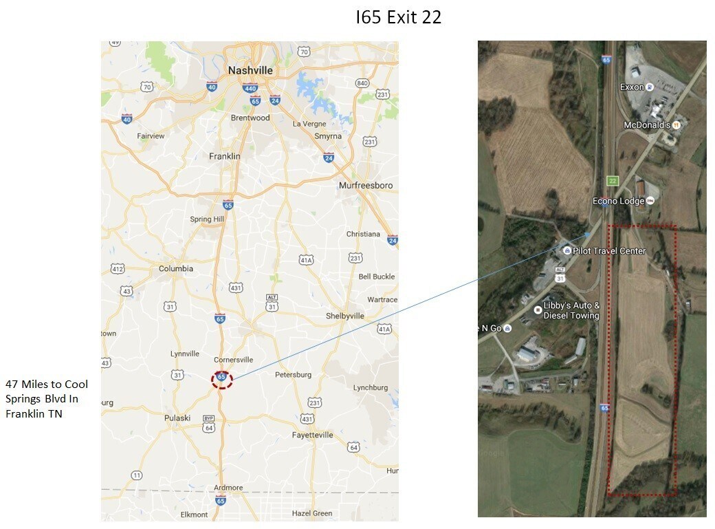 9438 Lewisburg Hwy, Cornersville, TN à vendre Aérien- Image 1 de 5