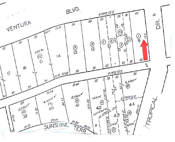 11350 Ventura Blvd, Studio City, CA for sale - Plat Map - Image 2 of 8