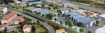 Pierre-Bénite - Aérien  Vue de la carte