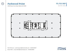 2018 Powers Ferry Rd SE, Atlanta, GA à louer Plan d  tage- Image 1 de 1