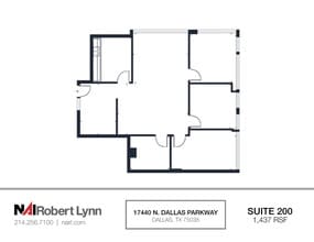 17440 N Dallas Pky, Dallas, TX for lease Floor Plan- Image 1 of 1