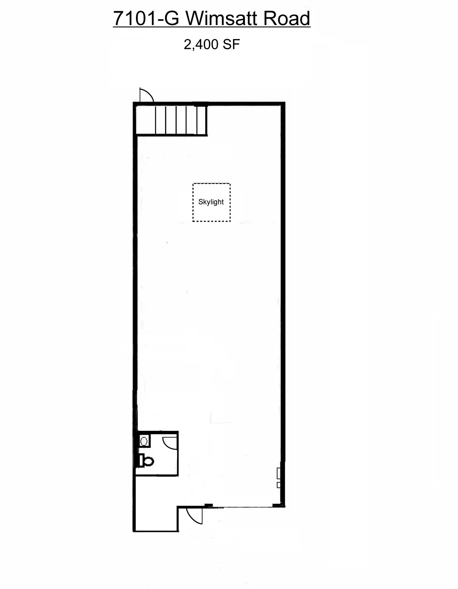 7043 Wimsatt Rd, Springfield, VA à louer Plan d’étage- Image 1 de 1