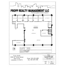 7110 W Jefferson Ave, Lakewood, CO à louer Plan d  tage- Image 1 de 1