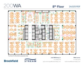 200 W Adams St, Chicago, IL for lease Floor Plan- Image 1 of 1