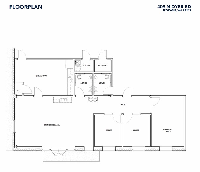 409 N Dyer Rd, Spokane, WA for lease - Floor Plan - Image 3 of 7