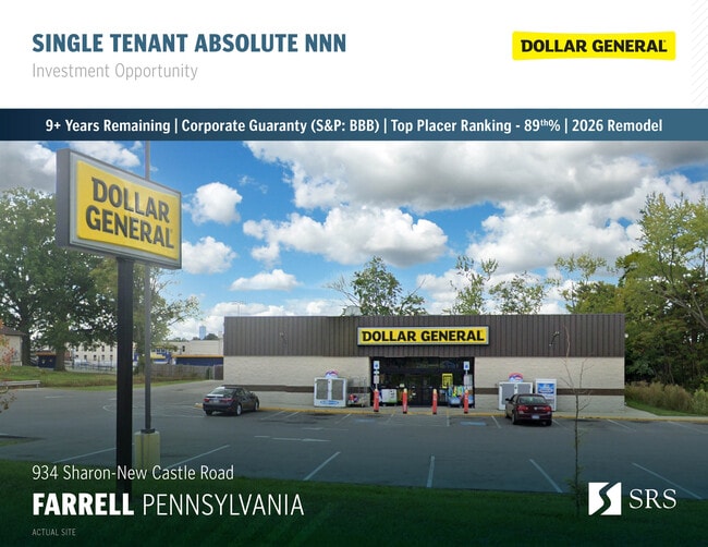 More details for 934 Sharon New Castle Rd, Farrell, PA - Retail for Sale