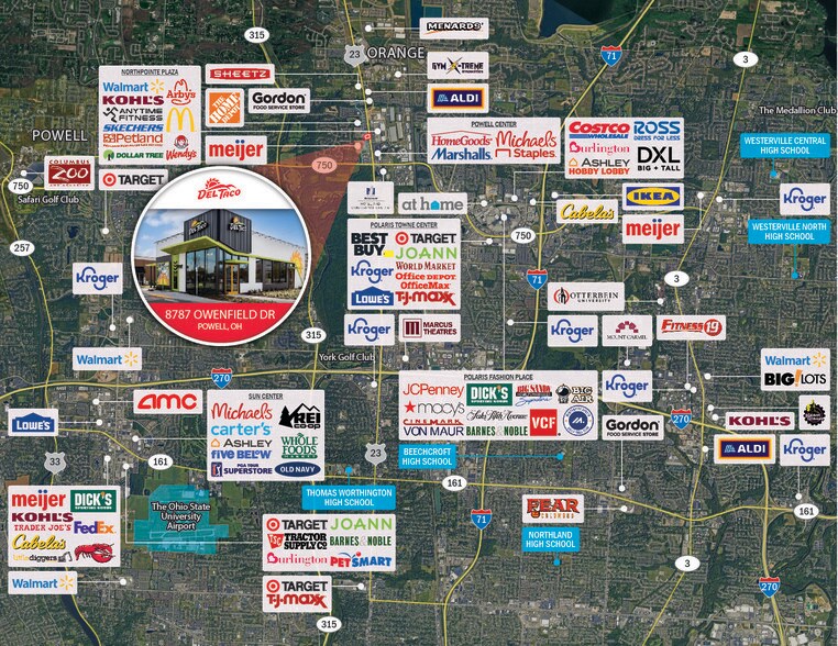 8787 Owenfield Dr, Powell, OH à vendre - Photo du bâtiment - Image 2 de 3