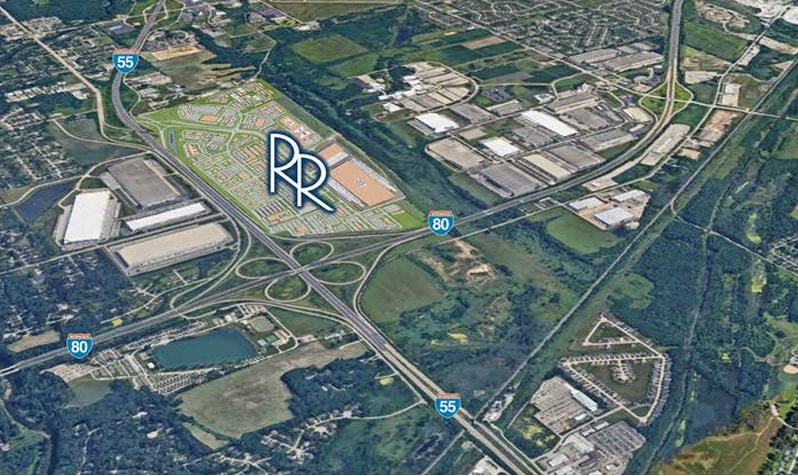 1301 SE Frontage Rd, Joliet, IL for lease - Aerial - Image 3 of 4