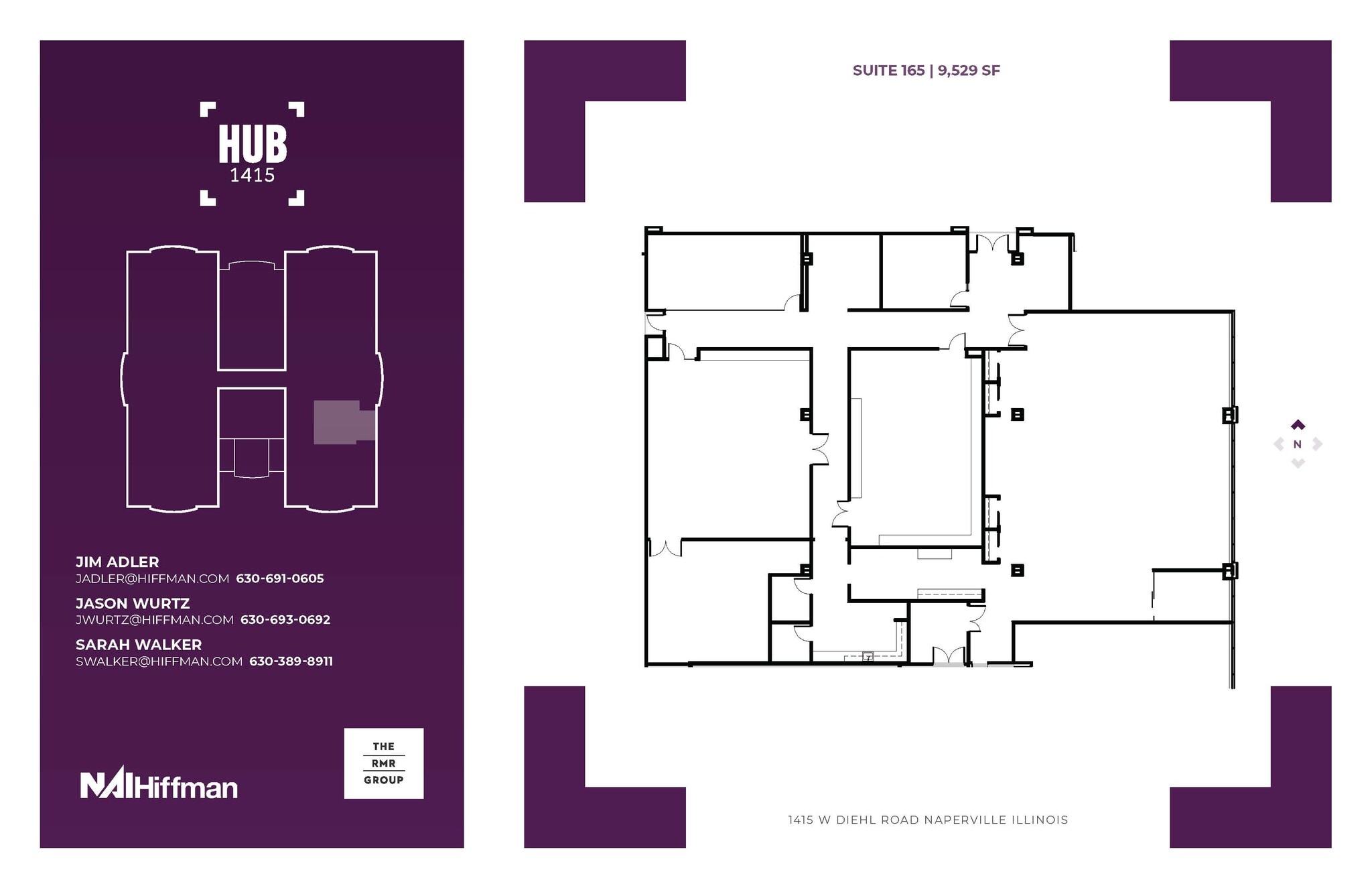 1415 W Diehl Rd, Naperville, IL for lease Floor Plan- Image 1 of 1