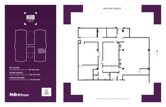 1415 W Diehl Rd, Naperville, IL for lease Floor Plan- Image 1 of 1