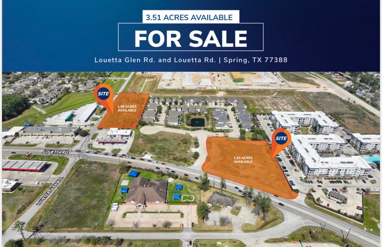 Louetta Glen Dr & Louetta Rd, Spring, TX for sale Primary Photo- Image 1 of 3