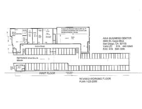 4660 El Cajon Blvd, San Diego, CA for lease Floor Plan- Image 1 of 1