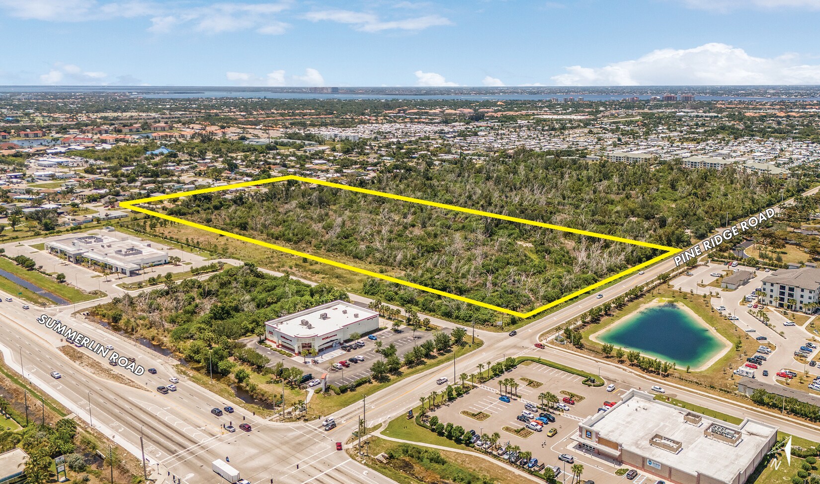 16860 Pine Ridge Rd, Fort Myers, FL à vendre Aérien- Image 1 de 11