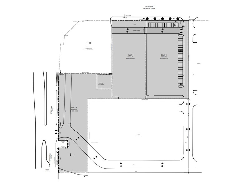 0 N Sam Houston Pky, Houston, TX à vendre - Plan de site - Image 1 de 2