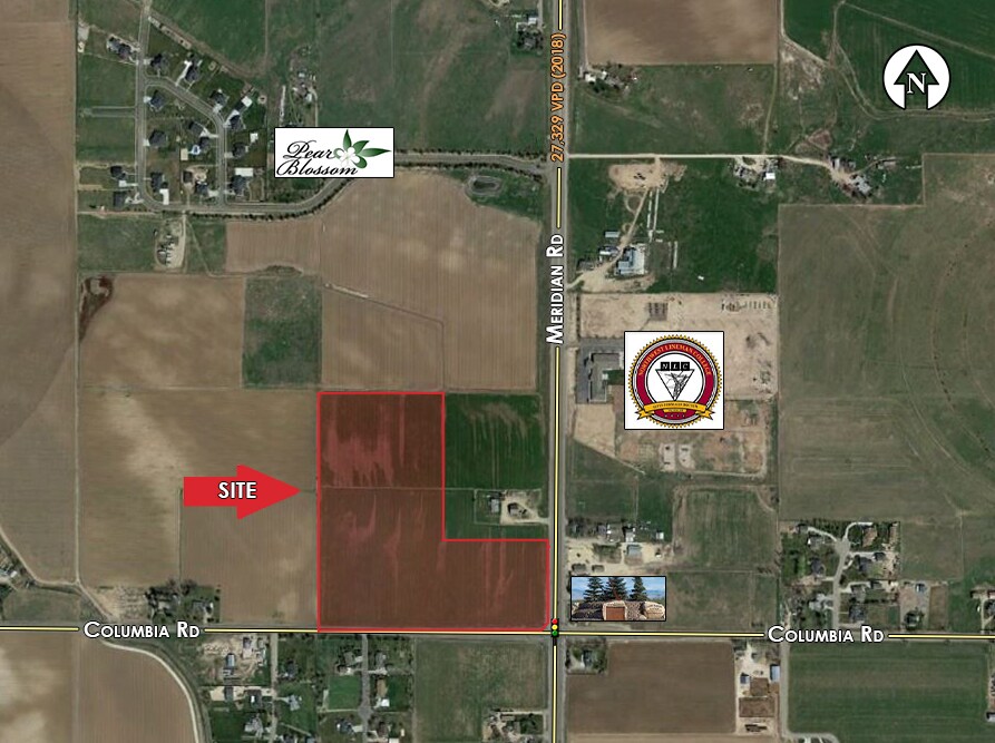 S Meridian Rd, Kuna, ID for sale Aerial- Image 1 of 5