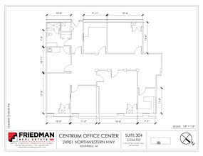 24901 Northwestern Hwy, Southfield, MI for lease Floor Plan- Image 1 of 1
