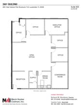 2601 E Oakland Park Blvd, Fort Lauderdale, FL for lease Floor Plan- Image 2 of 13