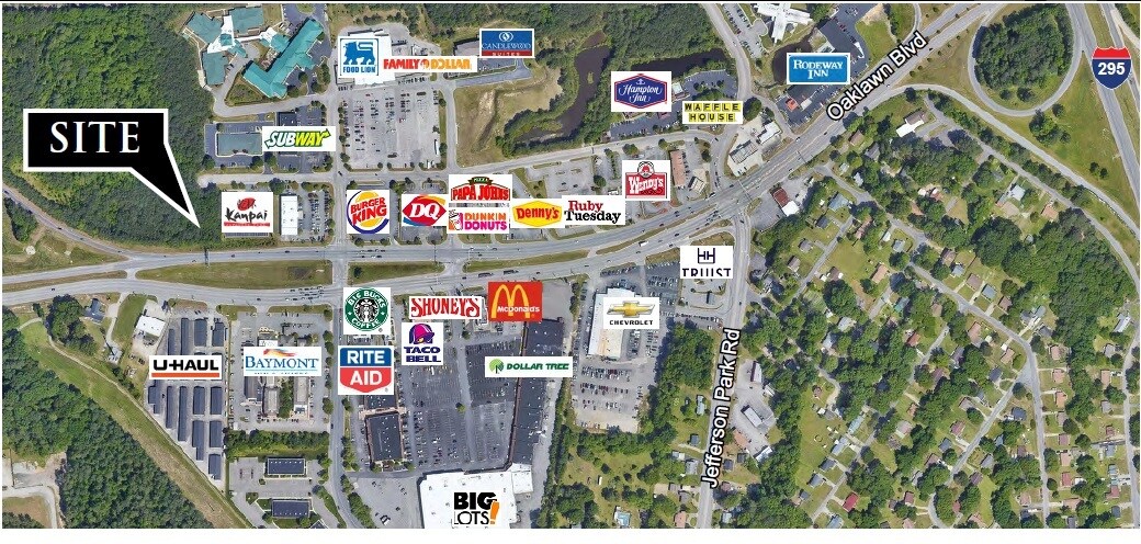 5305 Oaklawn Blvd, Hopewell, VA à vendre Aérien- Image 1 de 3