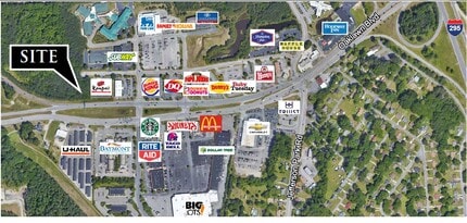 5305 Oaklawn Blvd, Hopewell, VA - Aerial  map view