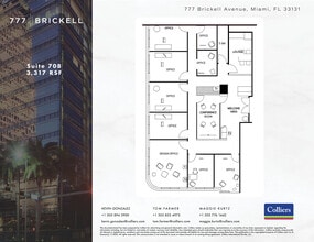 777 Brickell Ave, Miami, FL à louer Plan d’étage- Image 1 de 1