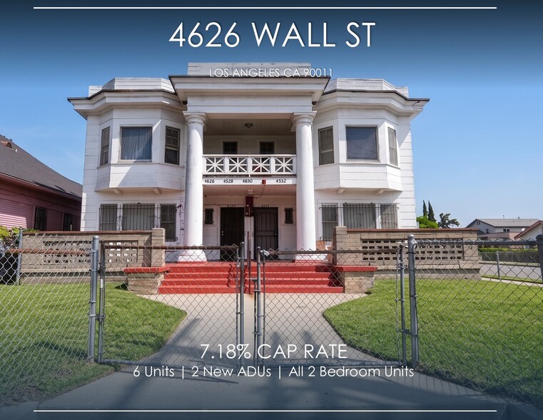 4626 Wall St, Los Angeles, CA à vendre - Photo du bâtiment - Image 1 de 45